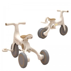 儿童三轮车1-3-6岁平衡车脚踏车可推小孩多种功能轻便可折叠滑步车