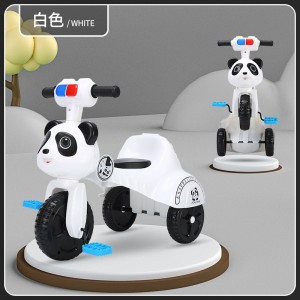 Children&#039;s tricycle, 2-4 years old, 3 boys and girls, cycling bike, cartoon shape, foldable, scooter with light and music
