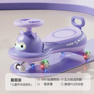 The new children&#039;s scooter anti-rollover baby roller can be used by 1 to 3 to 6 year olds