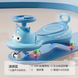 The new children&#039;s scooter anti-rollover baby roller can be used by 1 to 3 to 6 year olds