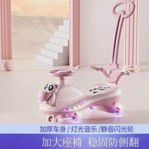 儿童扭扭车溜溜1-6岁静音轮灯光音乐孩可坐防侧翻儿童摇摆车