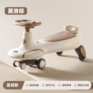 新款儿童扭扭车1-3-6岁男女宝宝溜溜车防侧翻大人可坐厂家