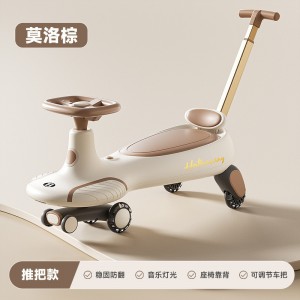 新款儿童扭扭车1-3-6岁男女宝宝溜溜车防侧翻大人可坐厂家