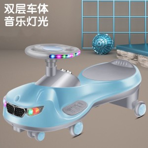 现货供应 音乐扭扭车 儿童滑行溜溜车 摇摆车承重200斤汽车摇摆车