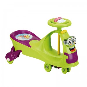 小黄人带音乐儿童扭扭车男女宝宝健身摇摆溜溜滑行车儿童摇摆车
