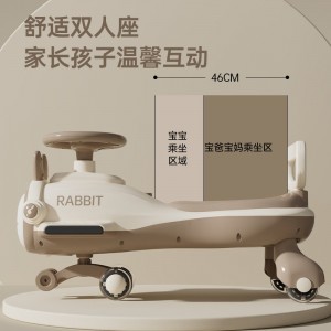 儿童扭扭车溜溜车万向轮男女宝宝防侧翻静音轮滑行摇摆妞妞车