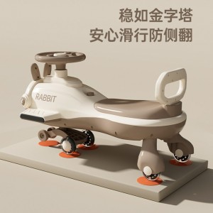 儿童扭扭车溜溜车万向轮男女宝宝防侧翻静音轮滑行摇摆妞妞车