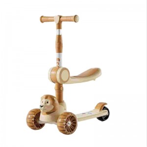 high quality outdoor kids toys 3 wheels kids scooter with lights multiple functions baby scooter