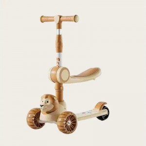 high quality outdoor kids toys 3 wheels kids scooter with lights multiple functions baby scooter