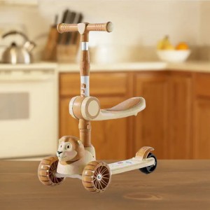 high quality outdoor kids toys 3 wheels kids scooter with lights multiple functions baby scooter