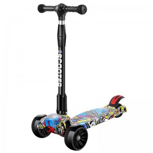 MIGO children&#039;s scooter 3-in-1 yo-yo 1-3-6 year old flash four-wheel folding pedal scooter manufacturer