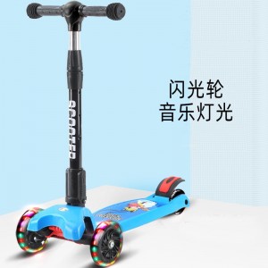 MIGO children&#039;s scooter 3-in-1 yo-yo 1-3-6 year old flash four-wheel folding pedal scooter manufacturer