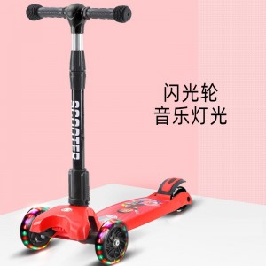 MIGO children&#039;s scooter 3-in-1 yo-yo 1-3-6 year old flash four-wheel folding pedal scooter manufacturer
