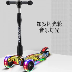 MIGO children&#039;s scooter 3-in-1 yo-yo 1-3-6 year old flash four-wheel folding pedal scooter manufacturer