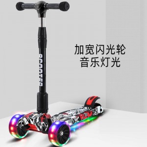 MIGO children&#039;s scooter 3-in-1 yo-yo 1-3-6 year old flash four-wheel folding pedal scooter manufacturer