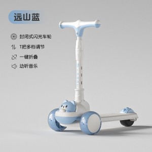 儿童滑板车1-3-6-12岁宝宝三合一音乐灯光滑滑车滑板车带座滑板车