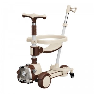 儿童滑板车三合一1-3-6岁男女宝宝滑行车可坐可滑行滑行车滑滑车