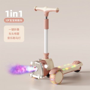 儿童滑板车三合一1-3-6岁男女宝宝滑行车可坐可滑行滑行车滑滑车