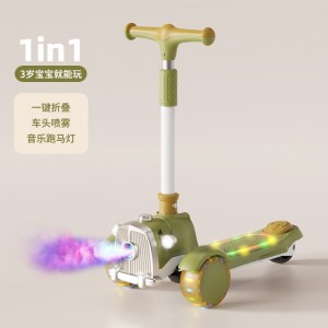 儿童滑板车三合一1-3-6岁男女宝宝滑行车可坐可滑行滑行车滑滑车