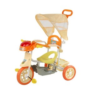 塑料三轮车儿童自行车/婴儿三轮车/儿童三轮自行车带蓬卡通三轮车