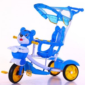 儿童三轮脚踏车婴儿手推车童车宝宝小三轮儿童四合一厂家供货