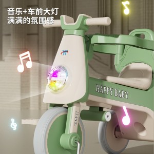 儿童三轮车脚踏车多种功能带推手1-3-6岁宝宝推车婴幼儿小孩手推车