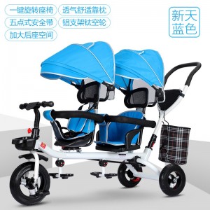 儿童双人可坐1-2-3-4岁男女宝宝通用手推儿童双人可坐男女宝宝手推车