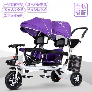 儿童双人可坐1-2-3-4岁男女宝宝通用手推儿童双人可坐男女宝宝手推车