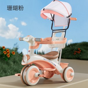 儿童三轮车脚蹬车小孩脚踏车滑行车婴儿推车宝宝玩具车溜溜车