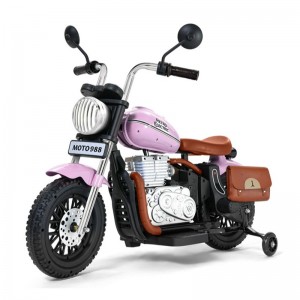 儿童电动车摩托车宝宝两轮越野车男女小孩复古哈雷玩具车可坐大人