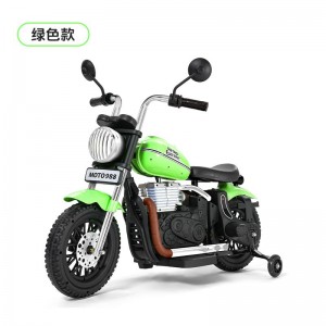 儿童电动车摩托车宝宝两轮越野车男女小孩复古哈雷玩具车可坐大人