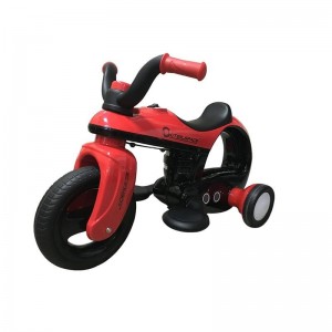 Children&#039;s three-wheeled electric bike, motorcycle, 3-6 year old, male and female babies, can ride, rechargeable battery car, toy stroller