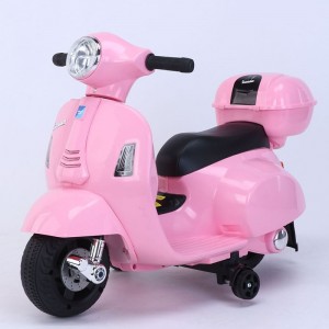 儿童电动摩托车三轮车可坐男孩女宝宝玩具车可充电童车遥控脚踏车