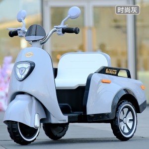 儿童电动摩托车三轮车男女孩宝宝车小孩可坐人充电双人遥控玩具车