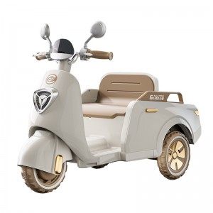 儿童电动摩托车三轮车男女孩宝宝车小孩可坐人充电双人遥控玩具车