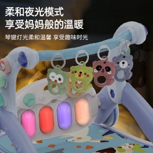 新款六合一婴儿学步车脚踏琴0-36个月宝宝益智早教音乐钢琴健身架