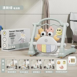 男女宝宝学步车脚踏钢琴健身架车新生儿多种功能玩具车益智早教玩具