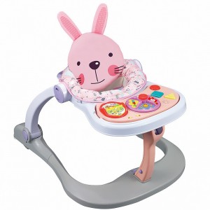 新品欢乐四合一智能学步车多种功能婴幼童宝宝助步车早教餐椅车