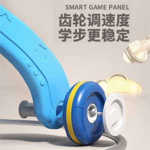 新款学步车多种功能音乐灯光手推车 防侧翻带增重水箱 可调速助步车