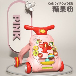 新款学步车多种功能音乐灯光手推车 防侧翻带增重水箱 可调速助步车