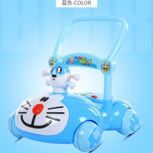 厂家直供婴儿学步车多种功能儿童助步车手推车音乐灯光玩具车可调速
