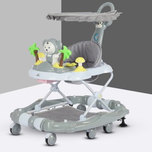 新款婴儿童学步车防o型腿防侧翻多种功能婴幼儿助步车可坐可变摇马