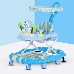 新款婴儿童学步车防o型腿防侧翻多种功能婴幼儿助步车可坐可变摇马