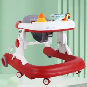 婴儿学步车防O型腿防侧翻宝宝多种功能助步车手推可坐walker