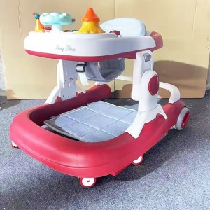 婴儿学步车防O型腿防侧翻宝宝多种功能助步车手推可坐walker