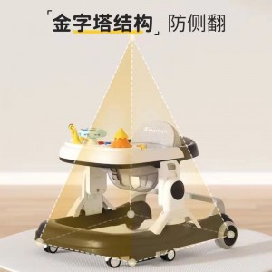 婴儿学步车防O型腿防侧翻宝宝多种功能助步车手推可坐walker