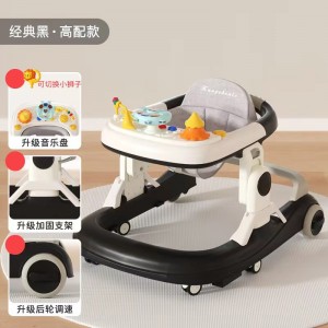 婴儿学步车防O型腿防侧翻宝宝多种功能助步车手推可坐walker