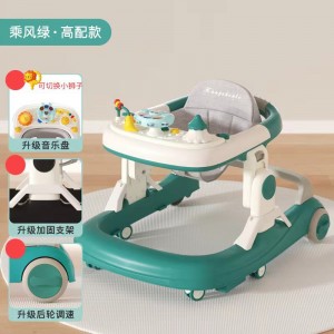 婴儿学步车防O型腿防侧翻宝宝多种功能助步车手推可坐walker