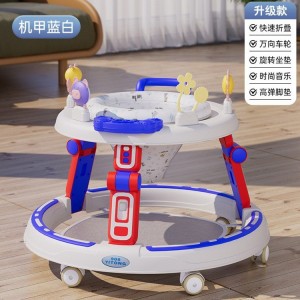 Baby walker, anti-O-leg baby, multi-function, anti-rollover stroller, baby can ride, can push, walk, starter