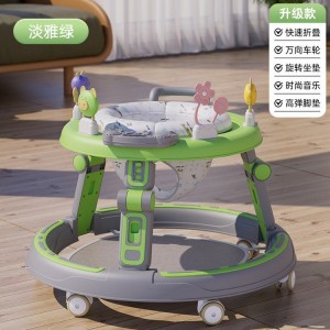 Baby walker, anti-O-leg baby, multi-function, anti-rollover stroller, baby can ride, can push, walk, starter